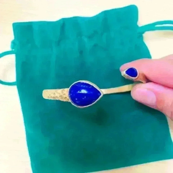 lapis lazuli 925 bracelet - Picture 1 of 5